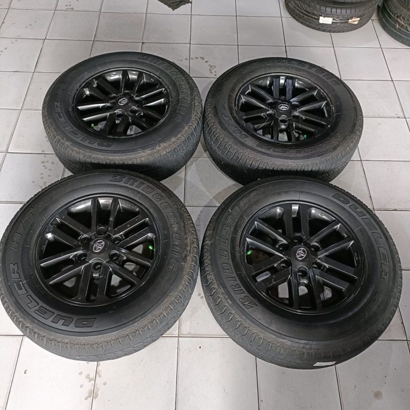 Velg Bekas Std Fortuner Ring 17 pcd 6x139.7 Et30 Velg aja Ban Bonusan
