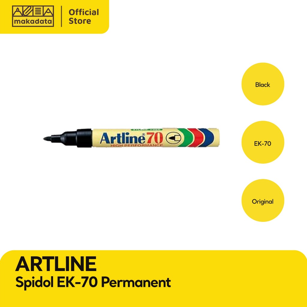 

SPIDOL WARNA / SPIDOL PERMANENT ARTLINE EK-70 (1 PCS) MURAH