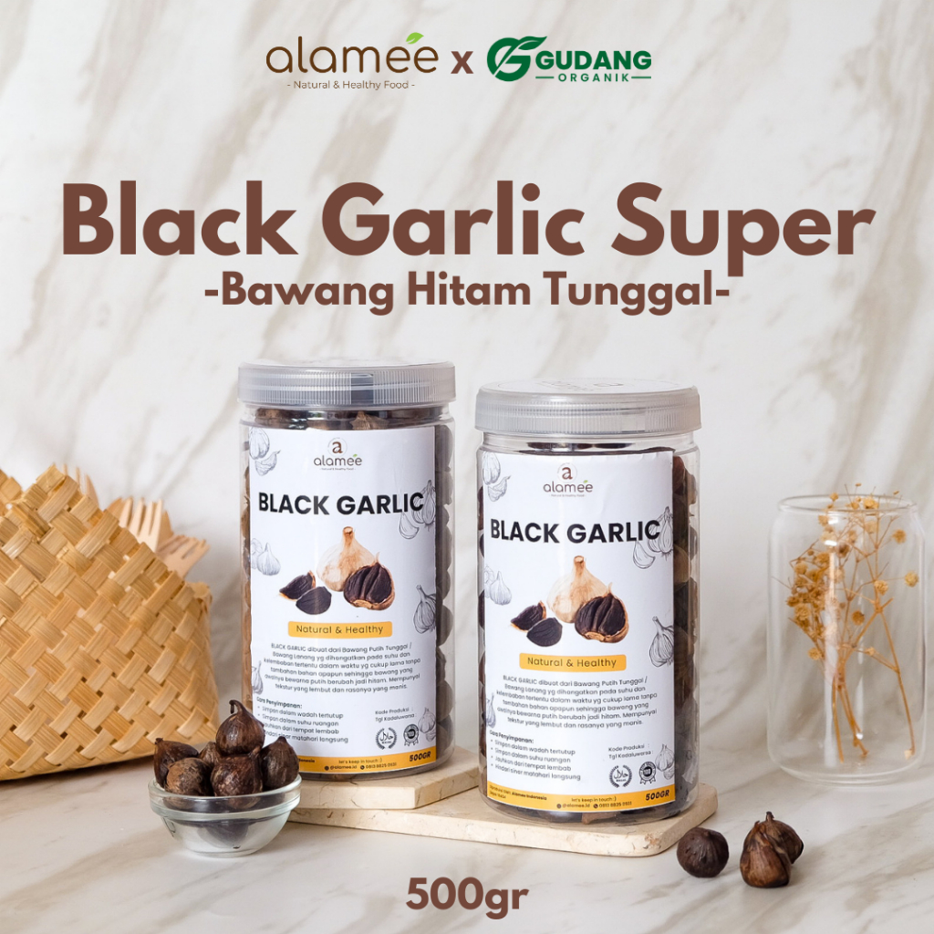 

500gr Black Garlic Bawang Hitam Tunggal Lanang Premium