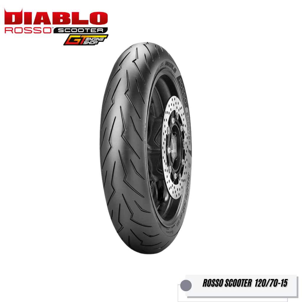 BAN DEPAN XMAX 120/70-15 PIRELLI DIABLO ROSSO SCOOTER BAN PIRELLI DIABLO ROSSO SCOOTER 120/70-15