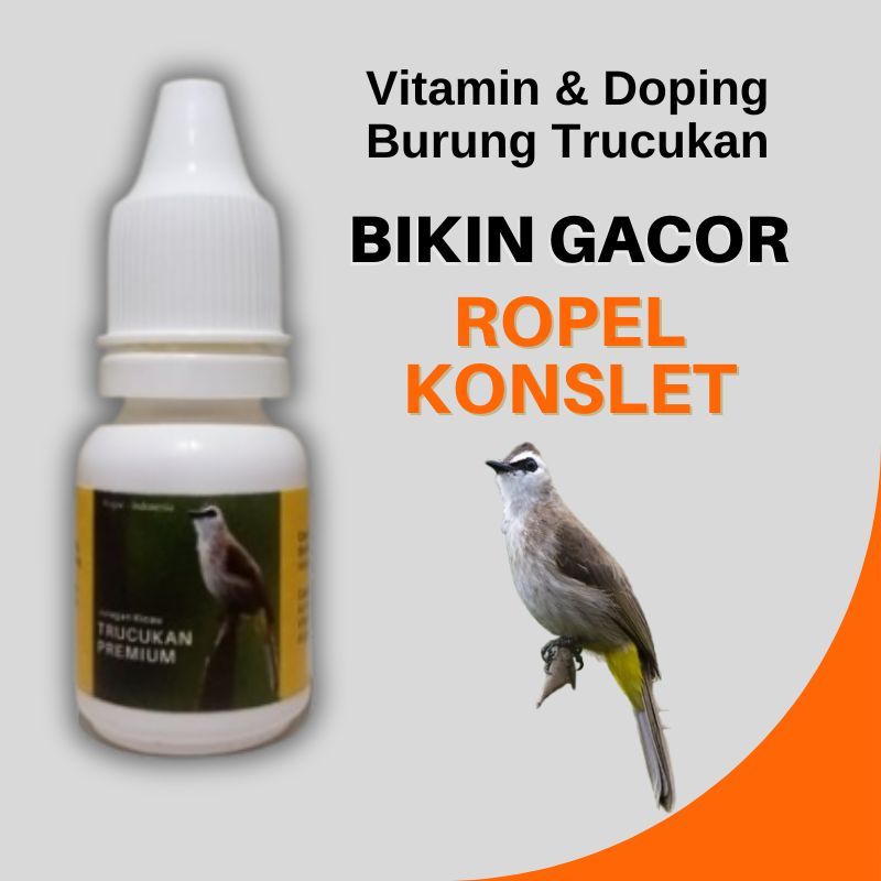 Vitamin Dan Doping Burung Trucukan Premium Biar Gacor Ropel Konslet Untuk Lomba Dan Harian