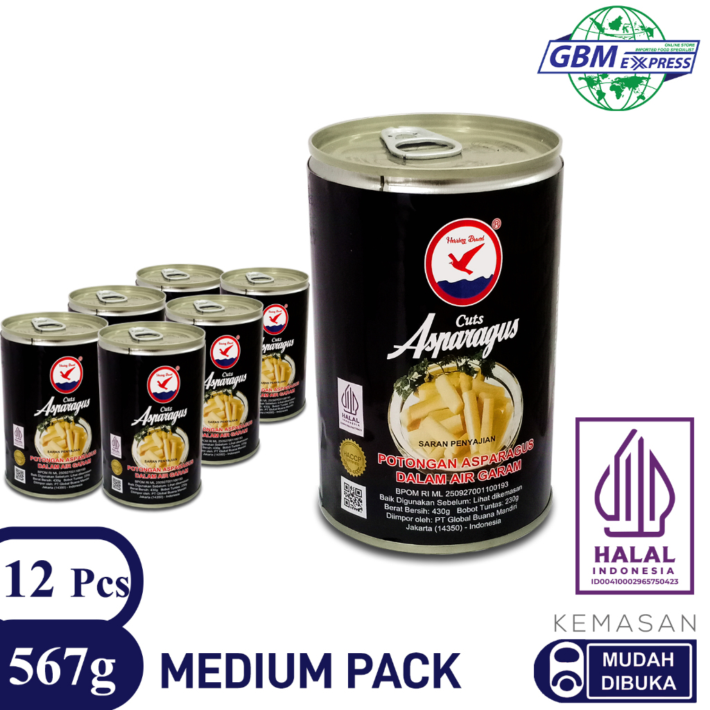 

Herring Brand Medium Pack Canned Cut Asparagus 430g - 12pcs