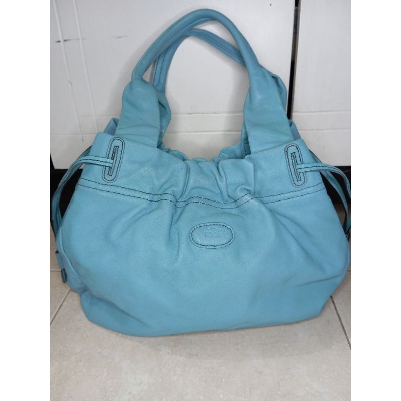 Preloved ORIGINAL TODS shirt bag grand shopping tote