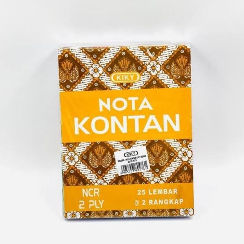 

nota 2 ply kiky besar