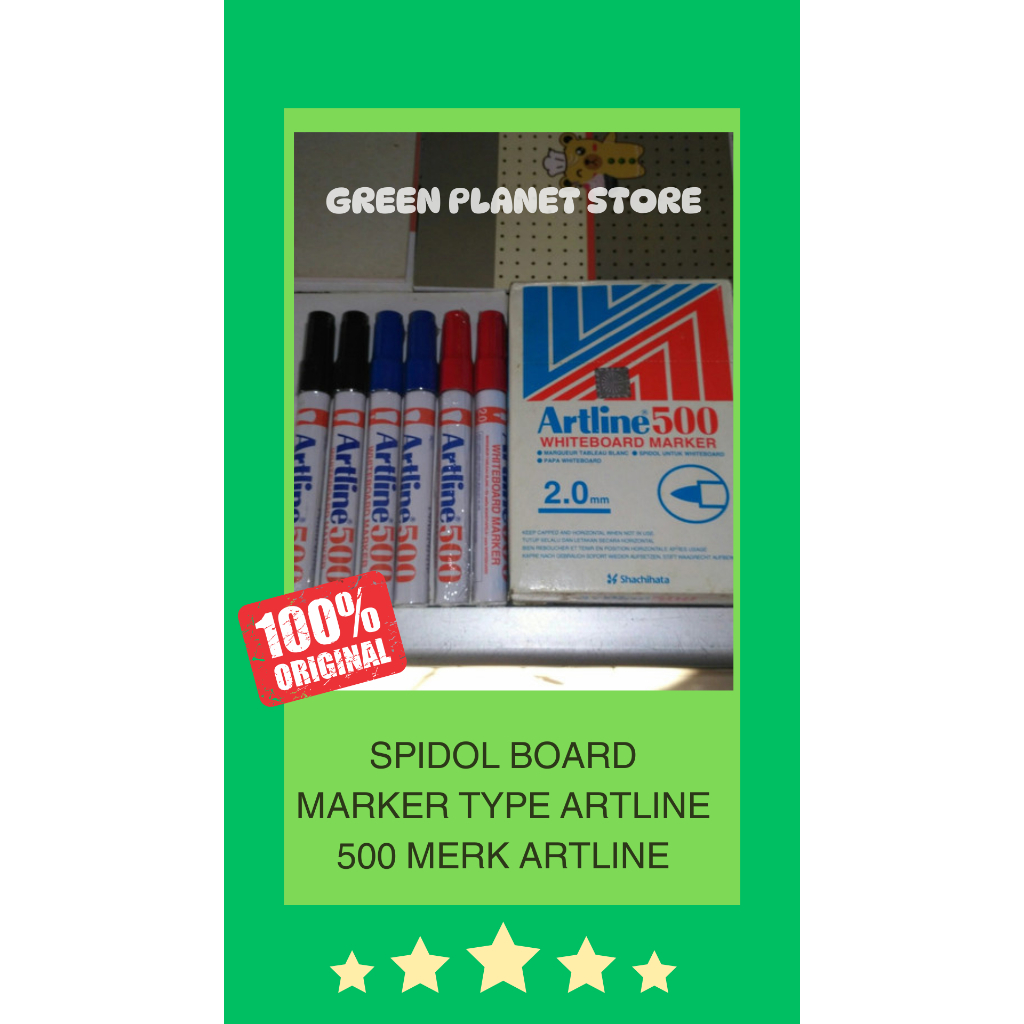 

Spidol Board Marker Type Artline 500 Merk Artline