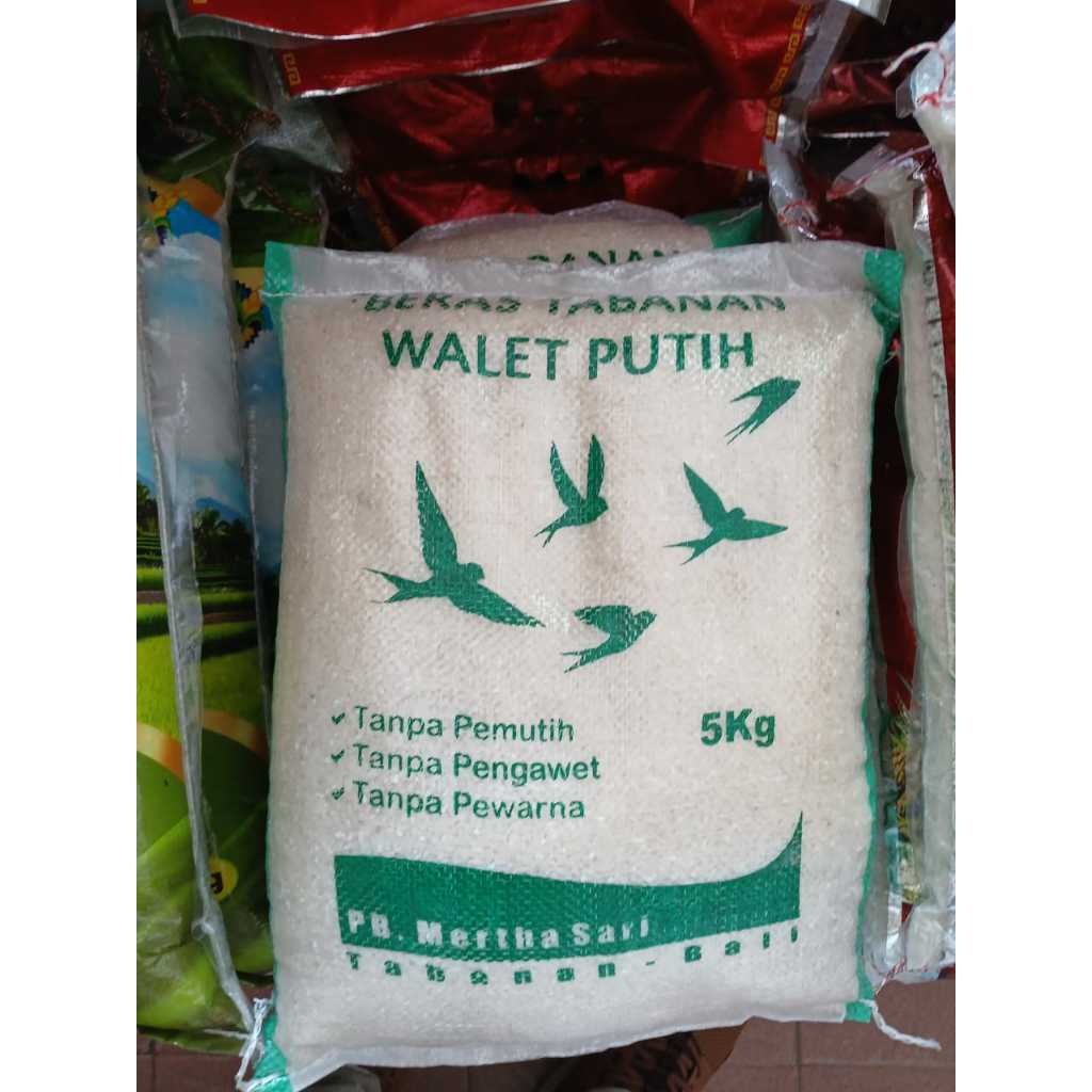 

Beras Tabanan Walet putih 5KG