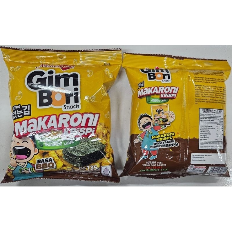 

Mamasuka Gim Bori Makaroni 135 gram