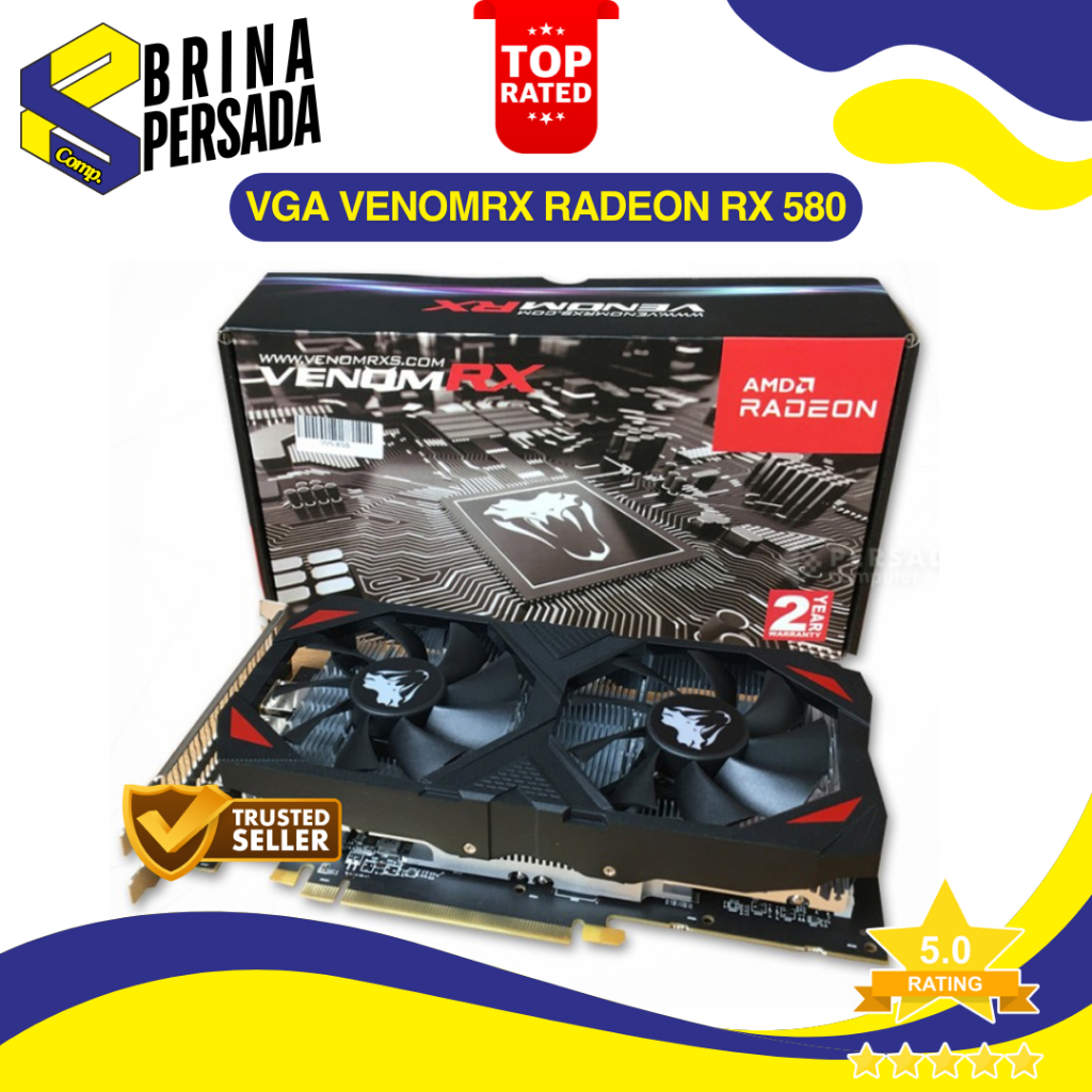 VGA VenomRX Radeon RX 580 8GB GDDR5 256Bit VGA RX580