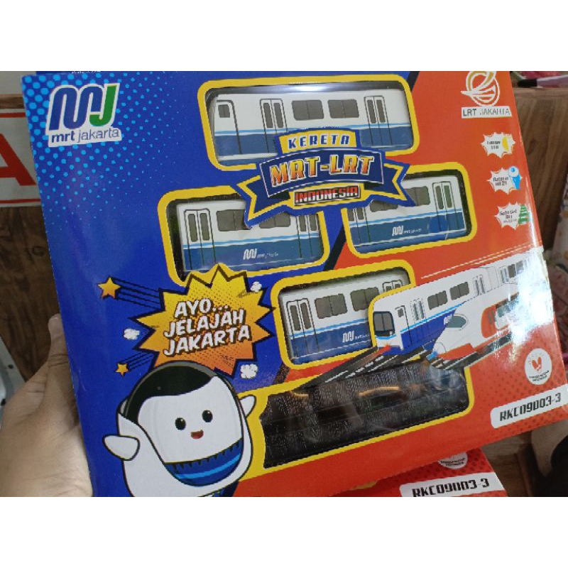 Mainan kereta mrt & lrt|mainan anak RKC 09003-3