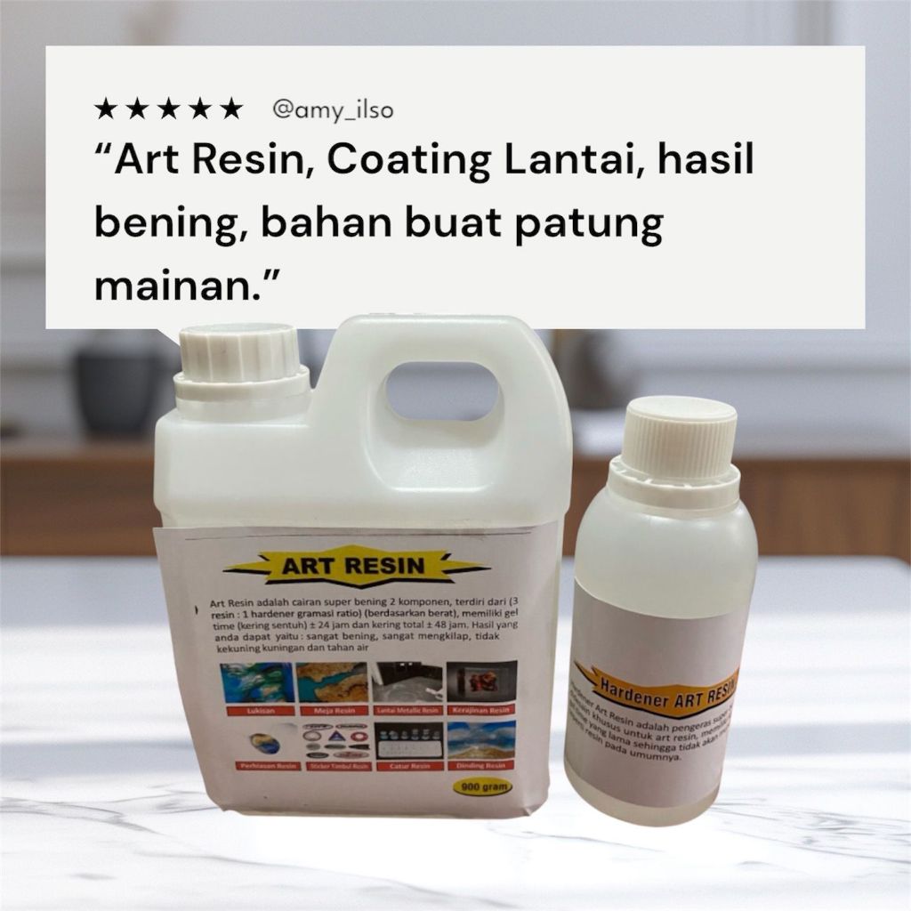 Epoxy Resin Bening - Art Resin - Super Bening - Resin Lycal 1011 - 1,2kg