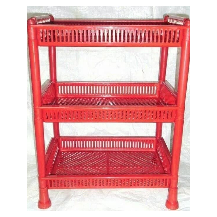 RAK PLASTIK JUMBO BESAR/ RAK SUSUN BESAR/ RAK SUSUN 3 SERBAGUNA/ KERANJANG SUSUN 3 BESAR/ RAK BUMBU 