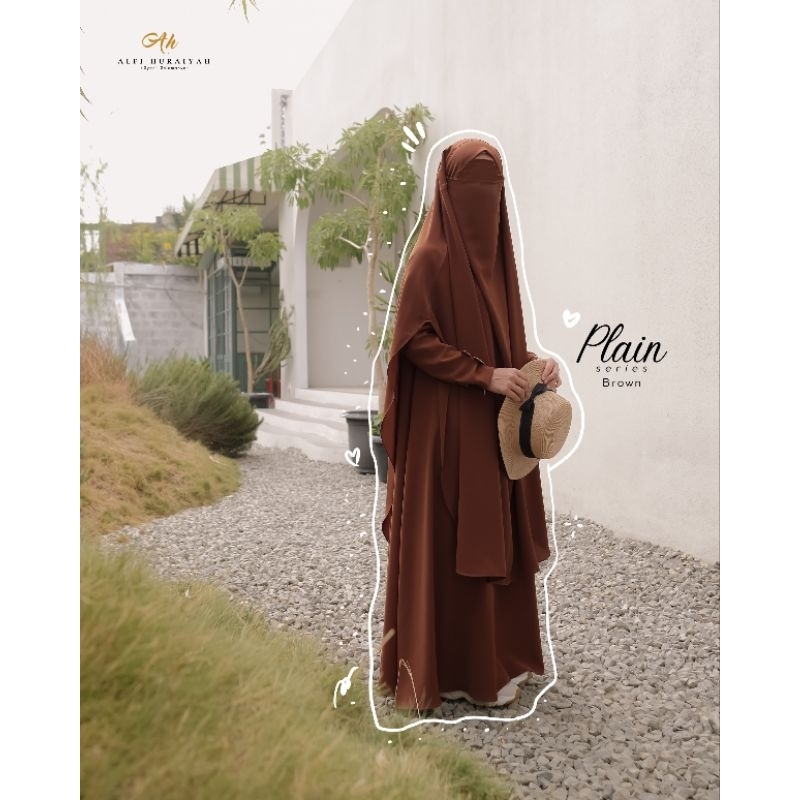 PLAIN SERIES by ALFI HURAIYAH | KHIMAR ONLY