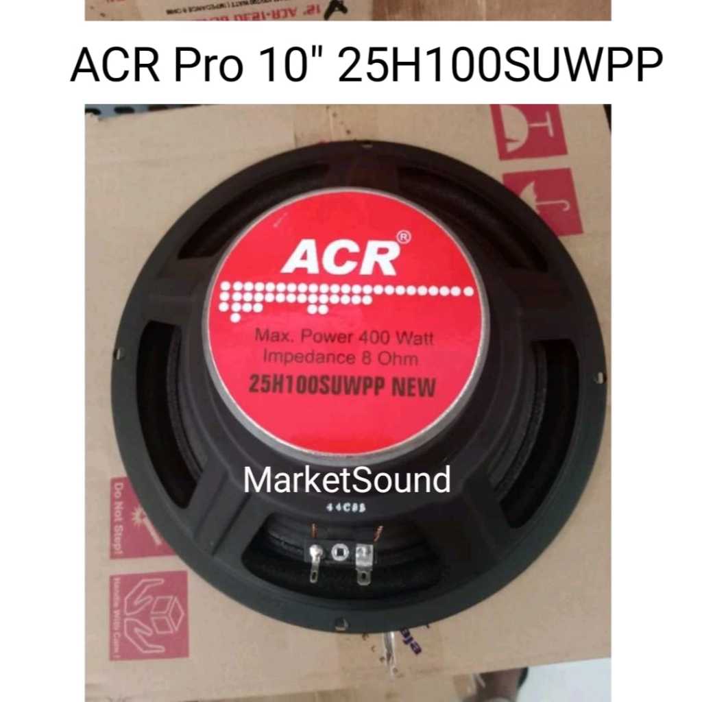 speaker woofer 10 inch ACR pro 25H100SUWPP Bass original 10 in