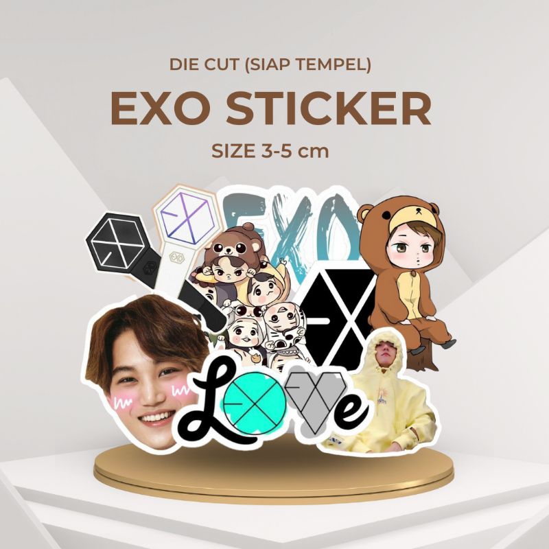 

[BISA COD] STICKER TUMBLR EX0 | STIKER JOURNAL SCRAPBOOK LAPTOP HELM EX0 | STICKER TUMBLR BIJIAN EXO STICKER CUTER