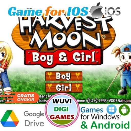 IOS Game | Harvest Moon Boy & Girl Untuk IPhone/IPad | PSP Game Terbaik | Free PPSSPP | Beli 3 Grati