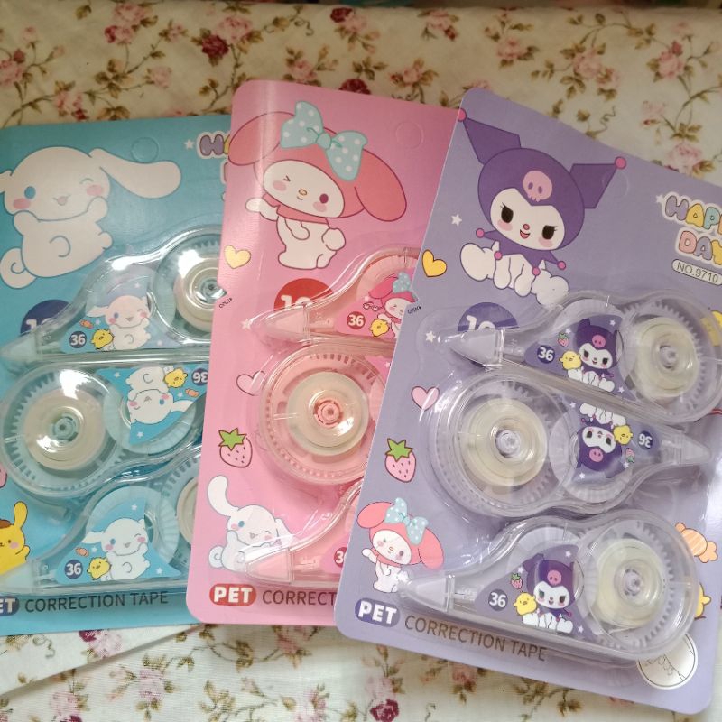 

correction tape Sanrio isi 3 roll