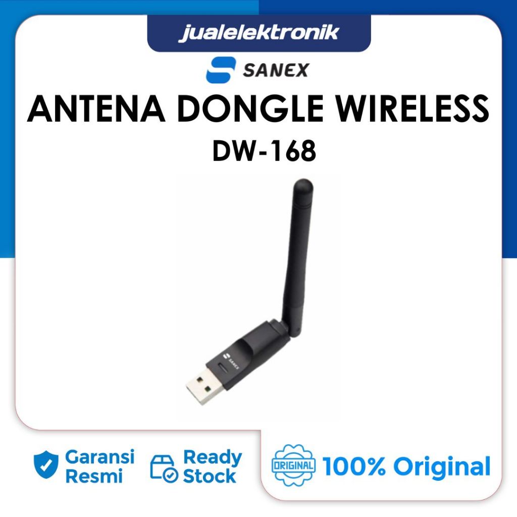 Sanex DW-168 – Antena Dongle Wireless WIFI USB Adapter DW168