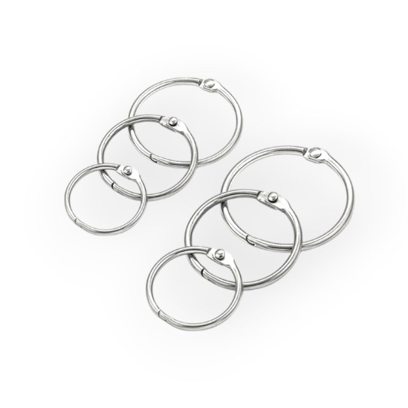 

Ring Binder Ring Buka tutup Ukuran diameter dalam 1.5cm, 2cm, 2.5cm, 3cm, 3.5cm dan 4cm