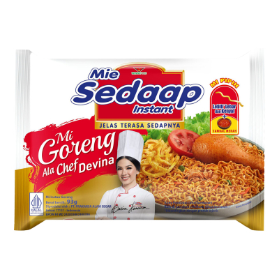 

Mie Sedaap Instant Mie Goreng Ala Chef Devina Mie Instan 93gram