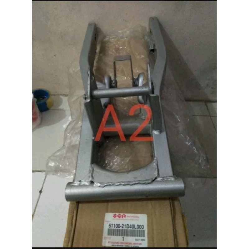 garpu swing arm am capit japit udang double disc satria 2t 2 tak petak kotak lumba hiu boing lscm or