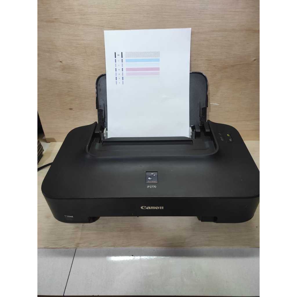 Printer canon ip2770 bekas normal catridge lengkap
