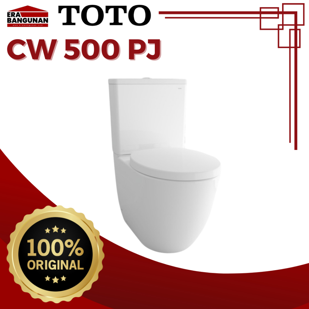 Toto Closet Kloset Duduk CW500PJ/SW500JP (S-Trap) CW 500 PJ