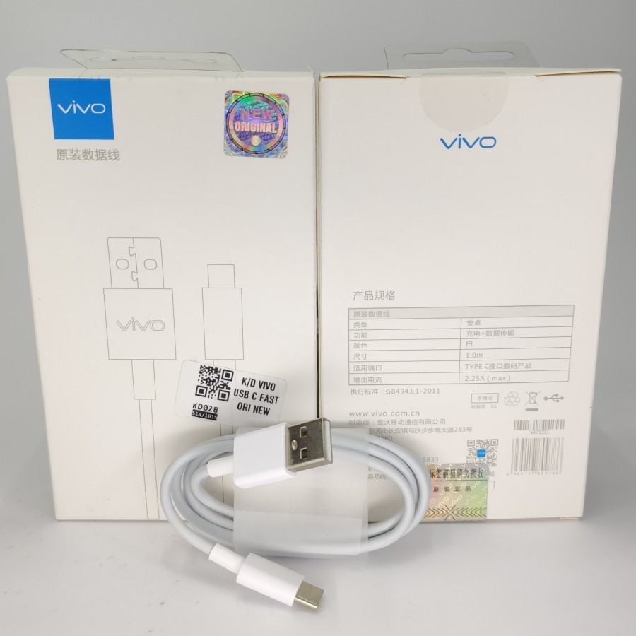 KABEL CHARGER /CAS /DATA KABEL VIVO TYPE C ORIGINAL