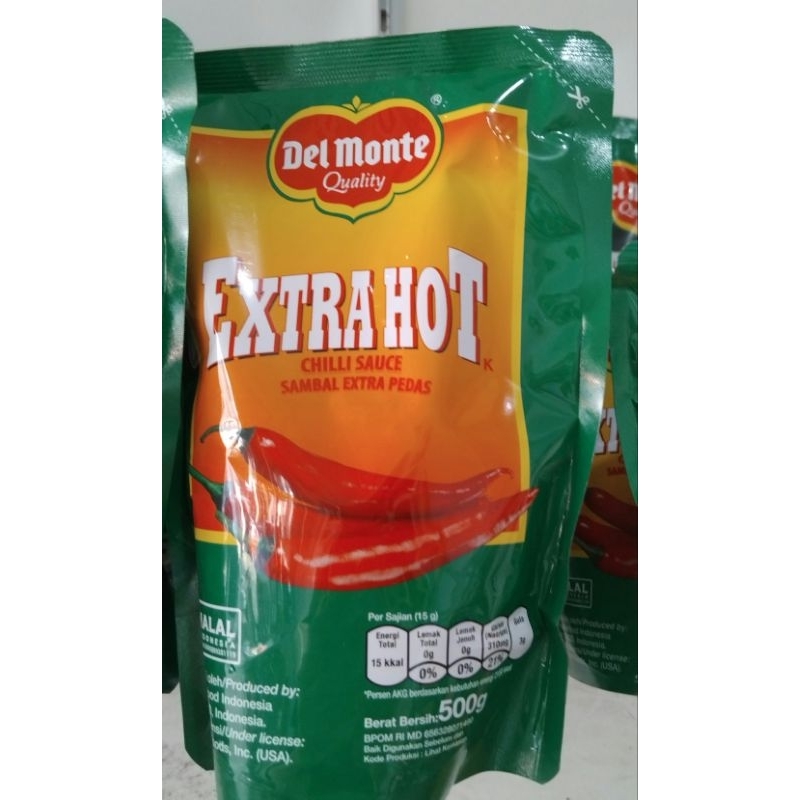 

Saos sambal delmonte 500gr