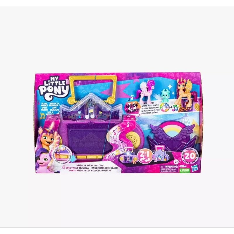 MY LITTLE PONY HOOF & HEART PLAY MUSIC MUSICAL MANE MELODY MAINAN ANAK CEWEK KUDA PONI RADIO BISA BU