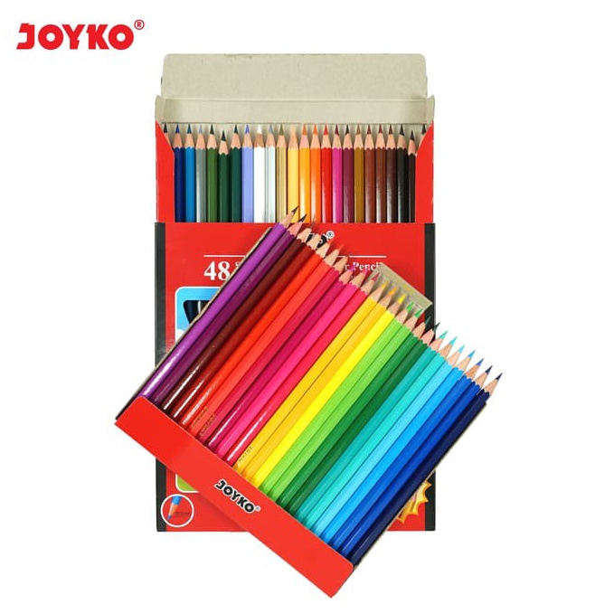 

KODE Q3B Pensil Warna Joyko CP48PB 48 Warna