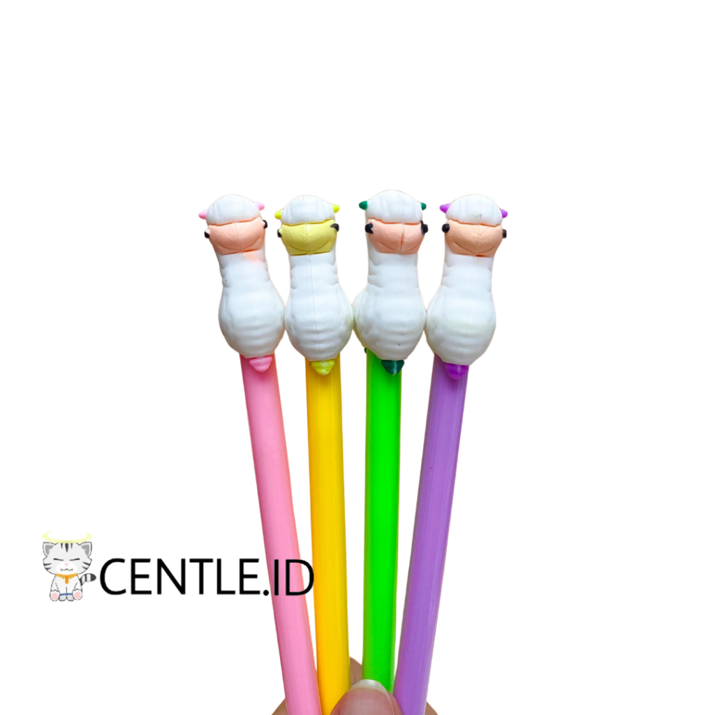 

CENTLE.ID PULPEN GEL ALPACA PUTIH ILLAMA PENA LUCU ALAT TULIS SEKOLAH IMUT KADO UNIK MURAH TERJANGKAAU
