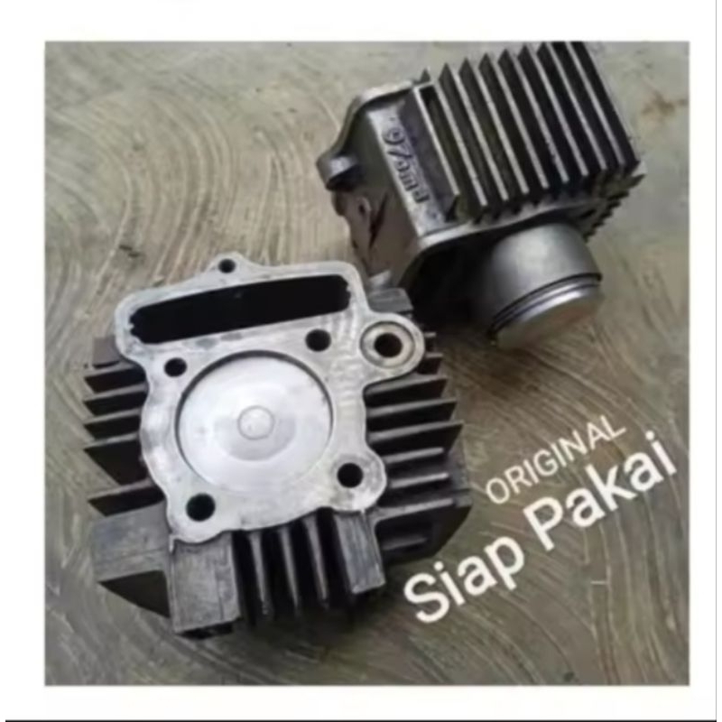 BLOK SEHER PISTON BORING MOTOR HONDA GRAND/ASTREA/LEGENDA ORIGINAL COPOTAN