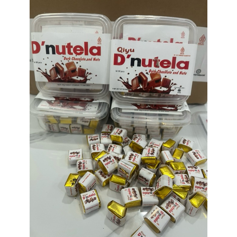 

COKELAT D’nutela HALAL ISI 50 PCS