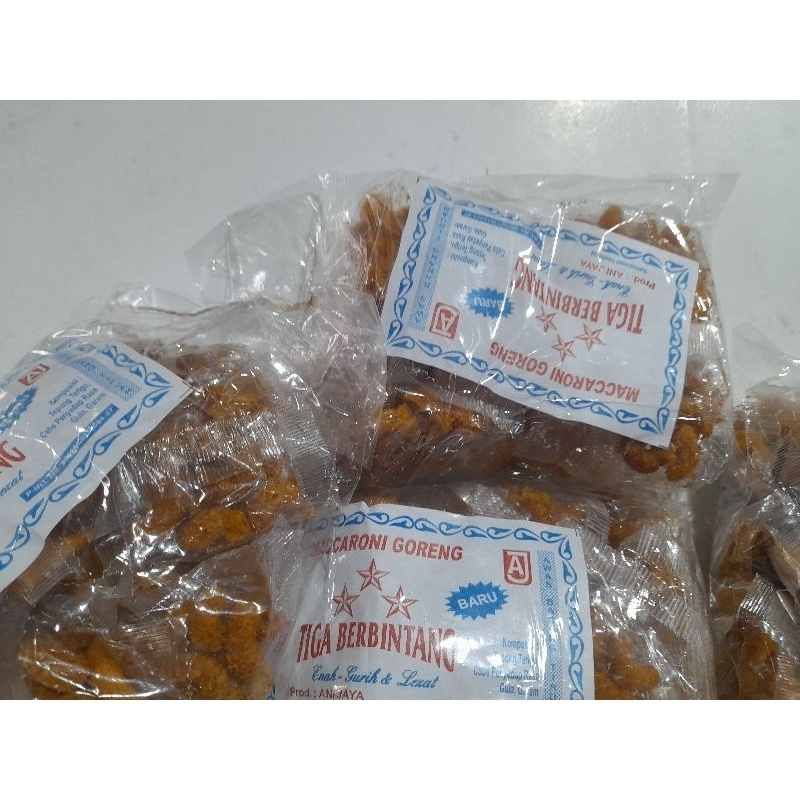 

Makaroni Cap 3 Bintang 1pack Termurah Jajan Jadul