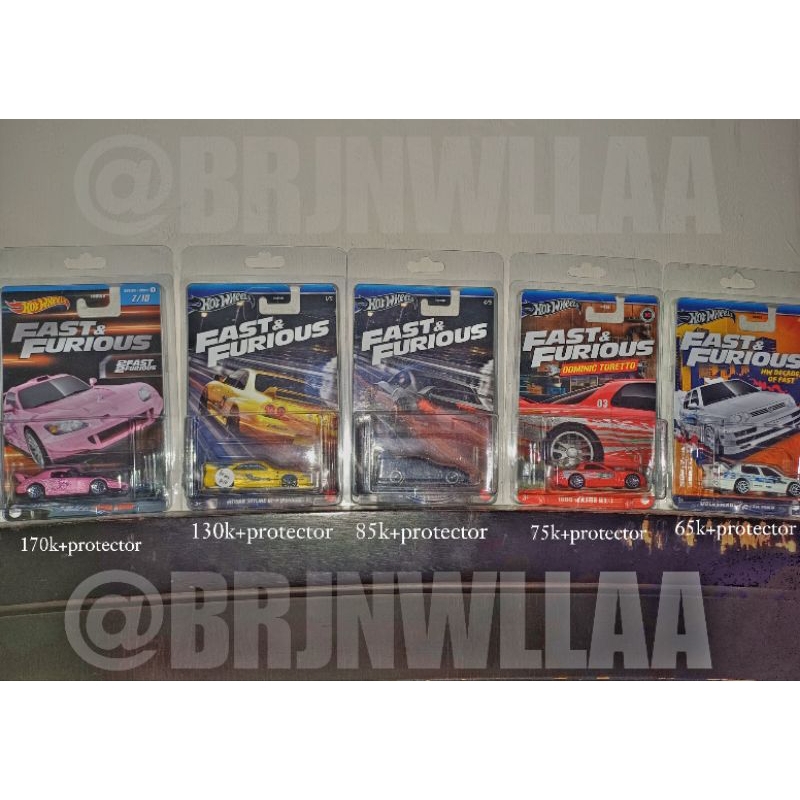 HOTWHEELS FAST AND FURIOUS