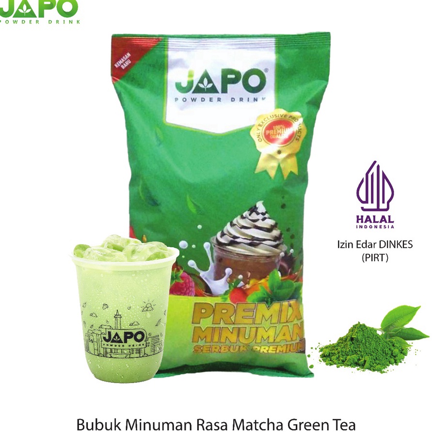 

SEGERA BELI JAPO Bubuk Minuman Rasa Teh Matcha Green Tea 1 Kg