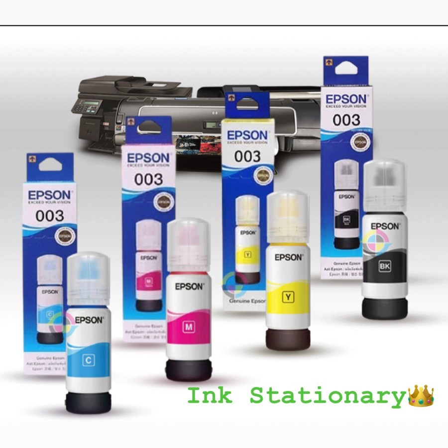 Tinta Epson 003 Original Medan L3110 L3210 L1110 L3150 L5190 L1210 -Ready Stock Medan - Bisa Grab Go