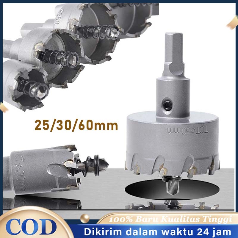 TIDU  Hole Saw Keras Besi / HoleSaw Carbide / Mata Bor Pelubang Besi Hole Saw HSS
