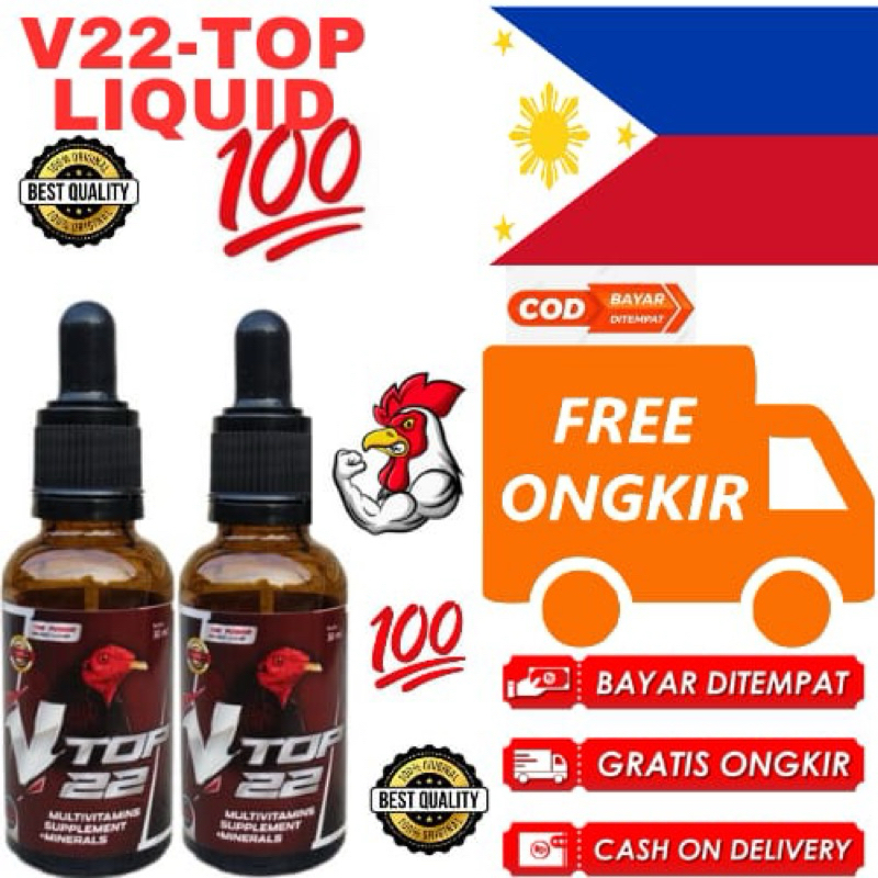 V22 TOP LIQUID Doping Ayam TAJI ORIGINAL PHILIPINA