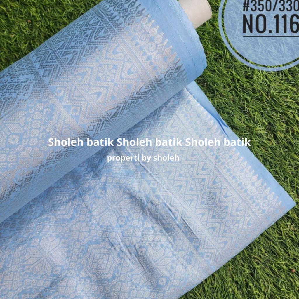 SHOLEH BATIK KAIN SONGKET METERAN BAHAN SONGKET PALEMBANG SONGKET