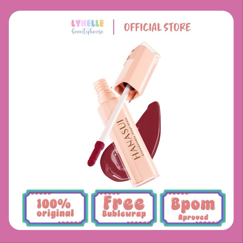 HANASUI GLAZEDORABLE VINYL TINT | LIP TINT VINYL HANASUI | LIP TINT HANASUI | HANASUI LIP TINT