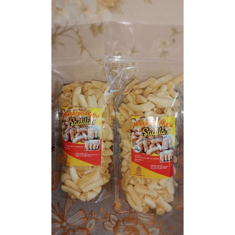 

Makaroni keju Gurih bikin Nagih kemasan 250gr