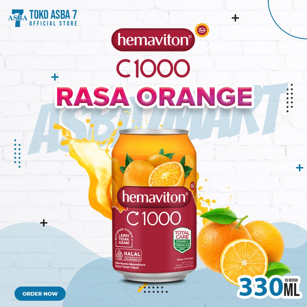 

HEMAVITON C1000 RASA ORANGE 330ML