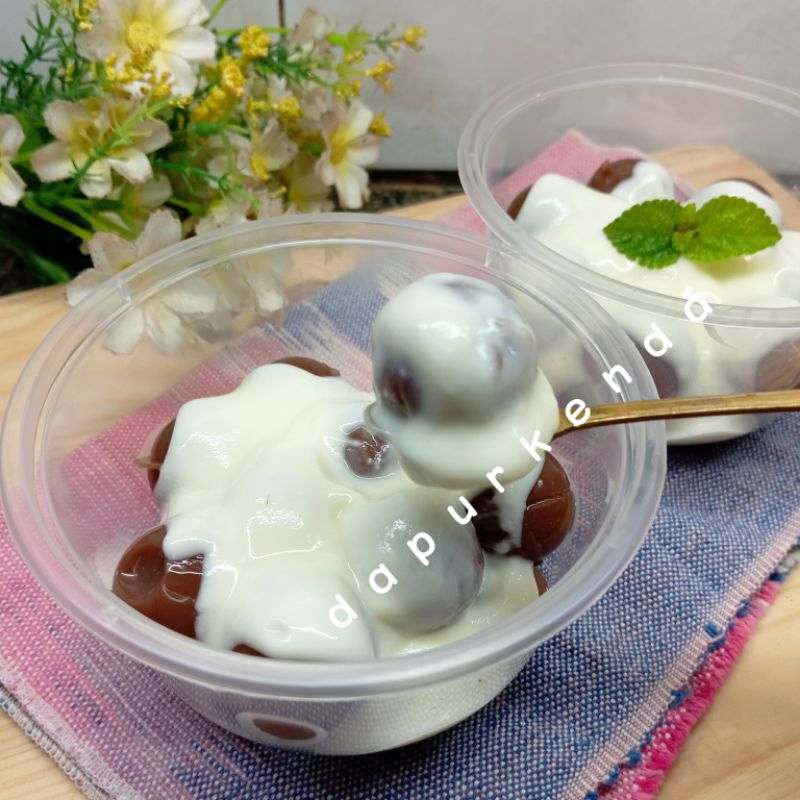 

Pudding Balls Saus Keju / Puding Balls Siram Keju / Puding Saus Keju Creamy / Puding Saus Keju / Dessert Pudding / Dessert Siap Makan / Dessert Pudding Saus Keju