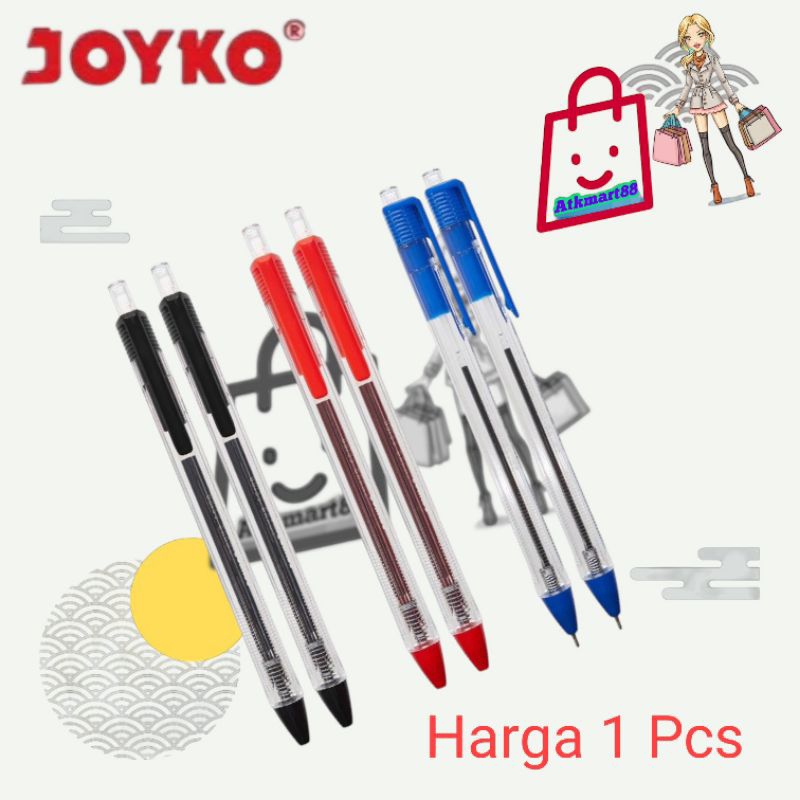 

( Per Pcs ) Joyko Ball Pen GP- 349-12 0,7mm