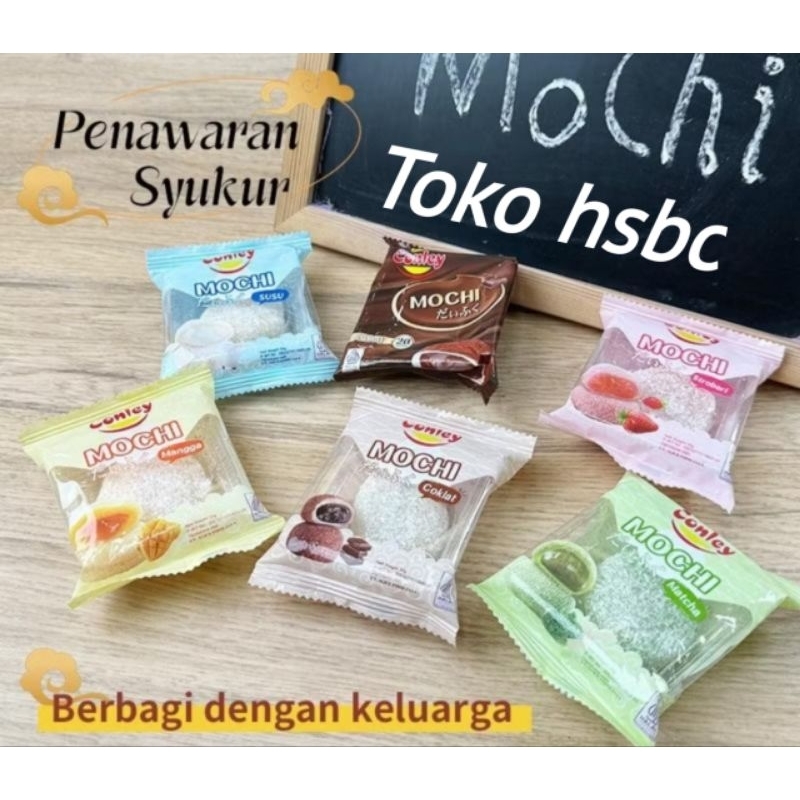 

MOCHI VIRAL Conley kini banyak varian harga satuan 1 pcs@30g