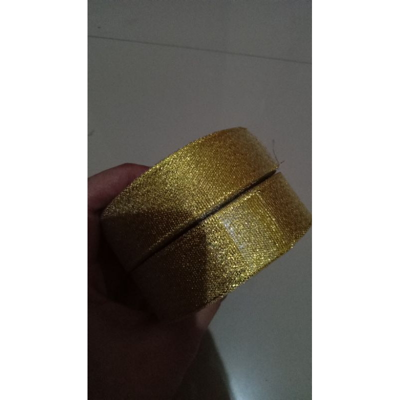 

Pita Metalik Gold Pita Emas 5cm