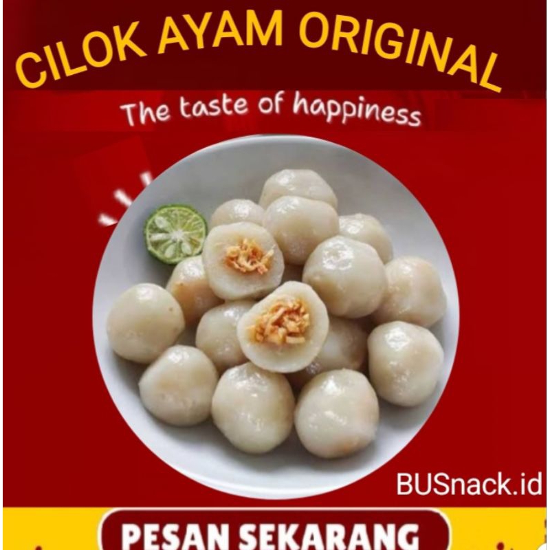 

Cilok Ayam Original Isi 50 Extra Bumbu Kacang