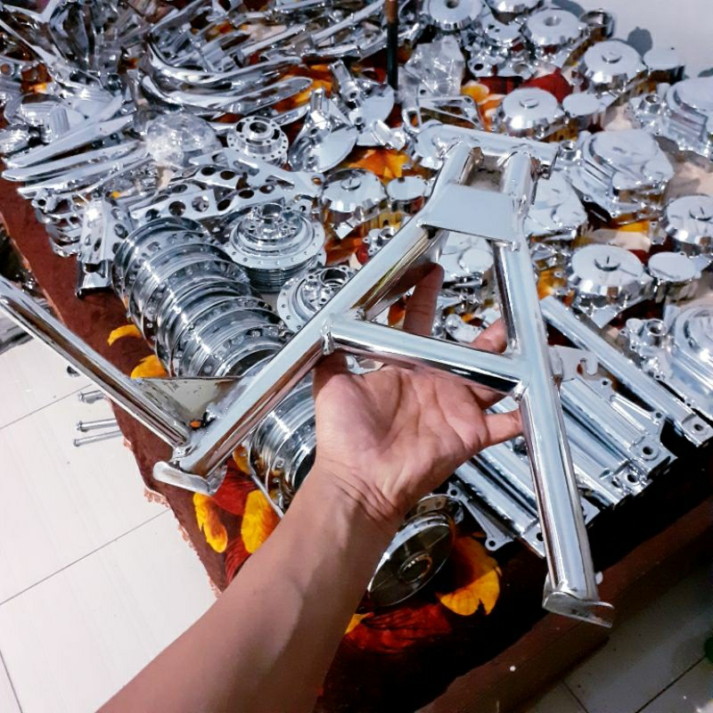 jagrak jagang tengah tiger revo jagang tengah tiger lama tilas original copotan chrom baru