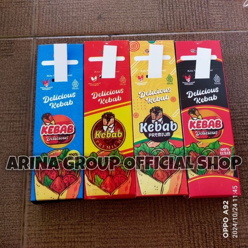 

[PAKET USAHA] 1.000 LEMBAR KERTAS KEBAB PREMIUM UKURAN 22 × 7.5 × 3.5 CM HIGH QUALITY PAPER CRAFT TEBAL PRODUK TERBARU | KOTAK KEBAB KEKINIAN | DUS KEBAB VIRAL TIKTOK | KEMASAN KEBAB KEKINIAN | BOX KEBAB VIRAL | ARINA SHIVA GROUP 5962